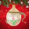 Golden Bell Collection 3.0 Inch Teacup With Flowers Christmas Tree Ornament , Czech Republic